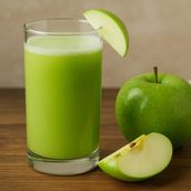 Fresh Green Apple Juice 