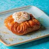 Danish with Kiri cheese and thyme