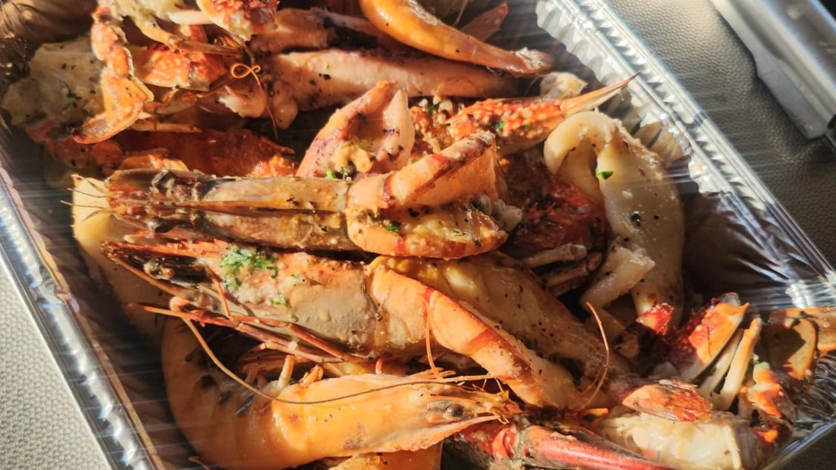 Seafood Lovers Platter for 2 + Parmesan & Chimichurri Fries