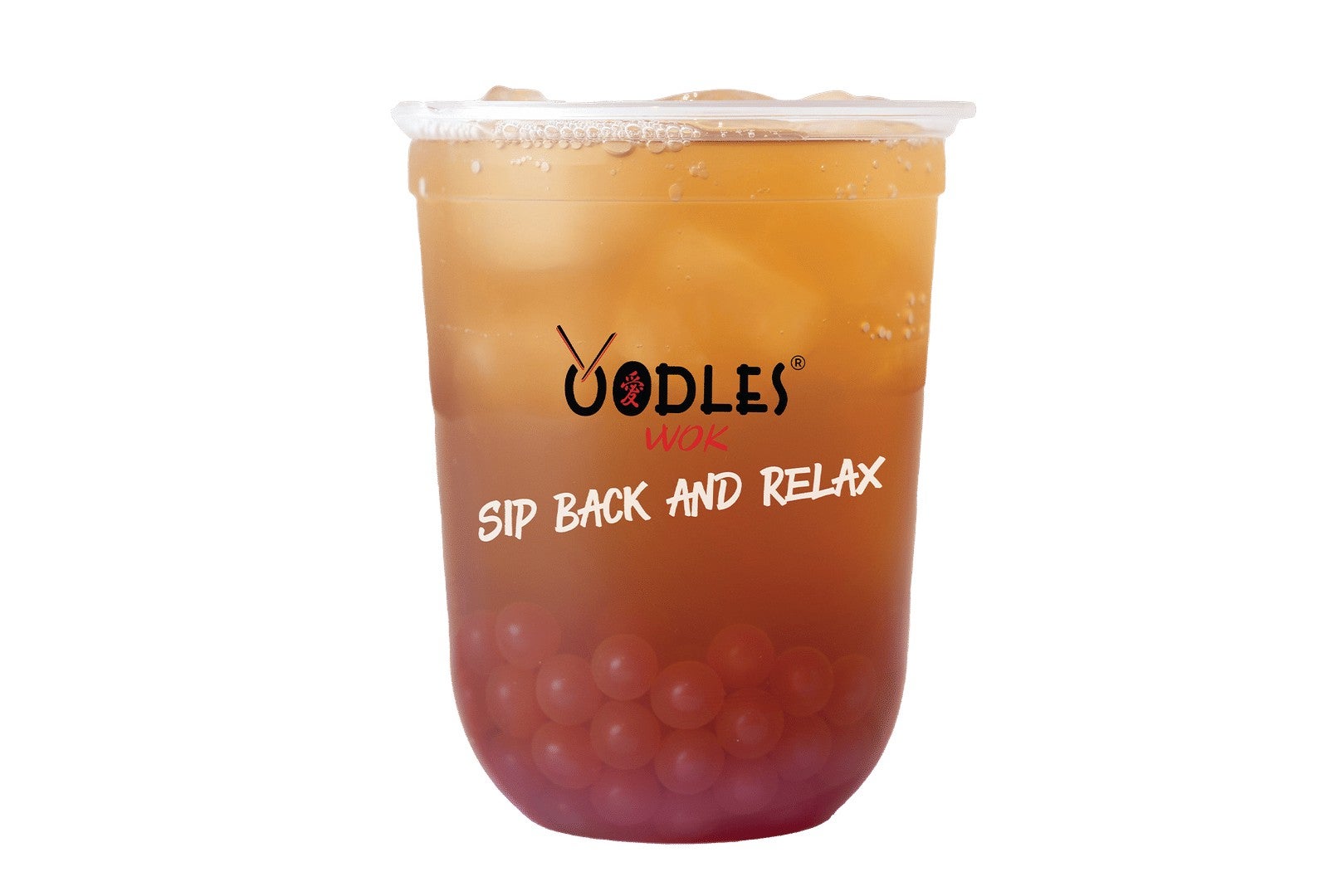 Peach Bubble Tea