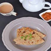 Boiled Egg Masala Poratta with Tea/Coffee