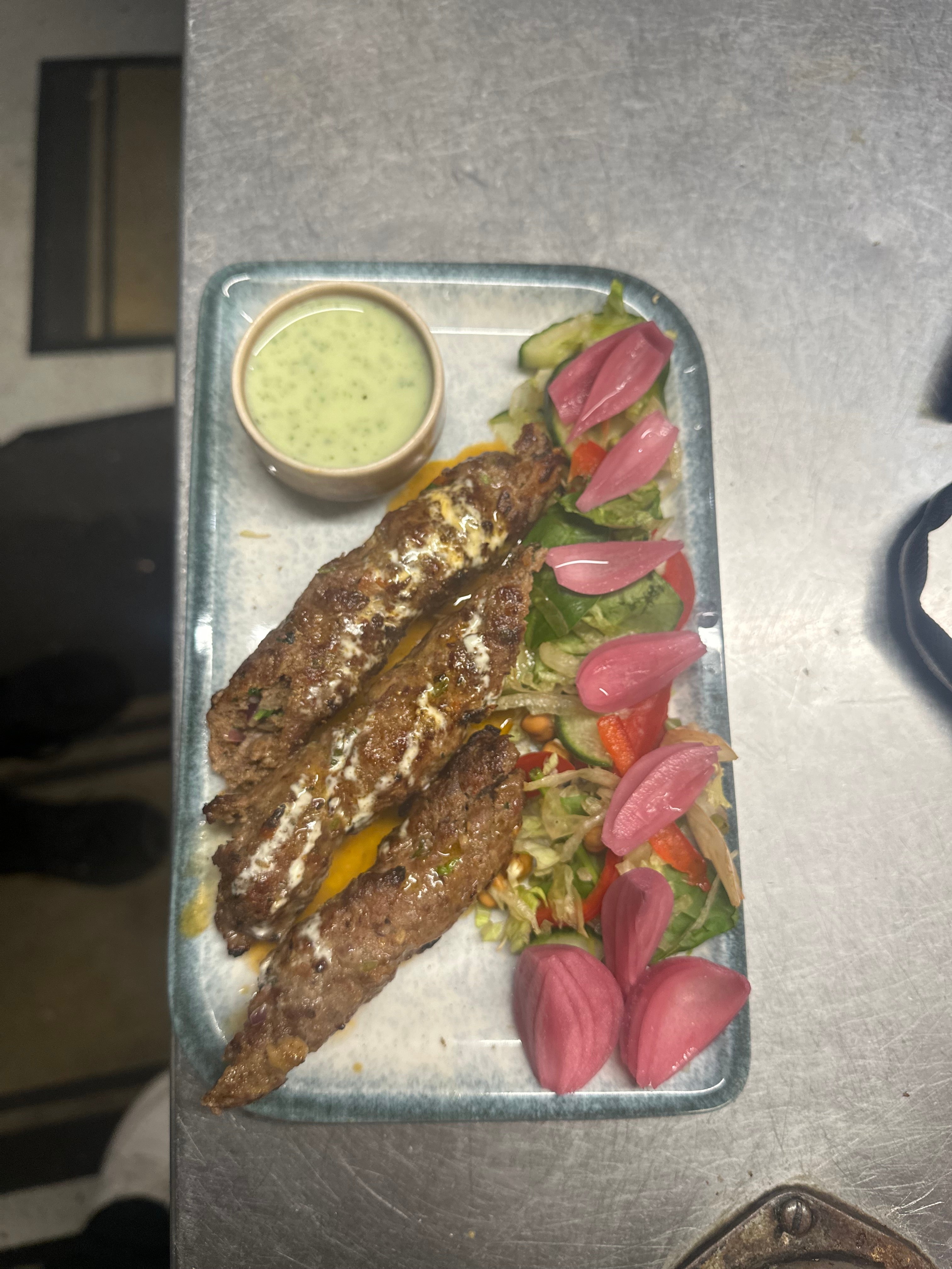 Lamb sheek kebab