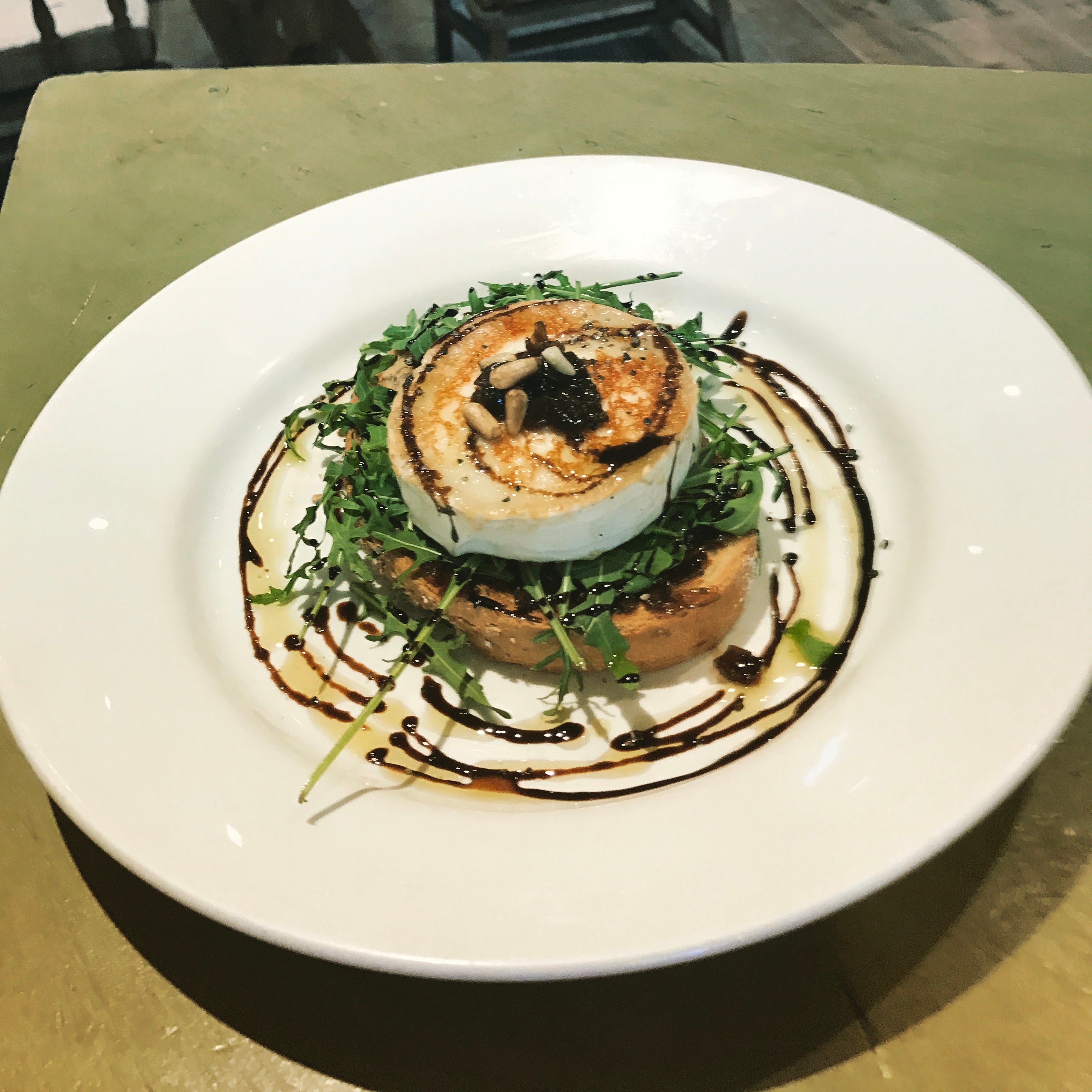 Grilled Goatscheese On Toast