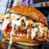 XXL Fat Ass Chicken Crispy Burgr