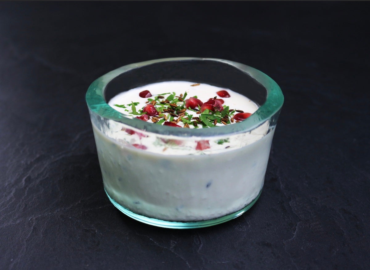 Cucumber and Carrot Raita (D)