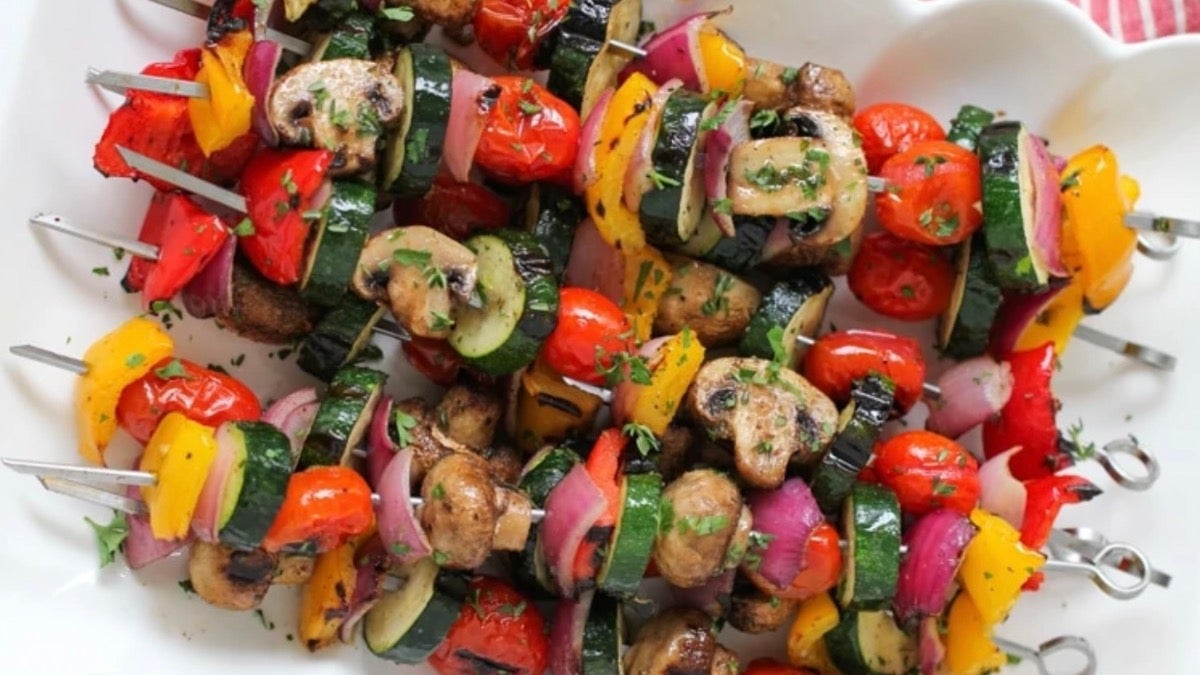 24. Tandoori Mushroom Skewers