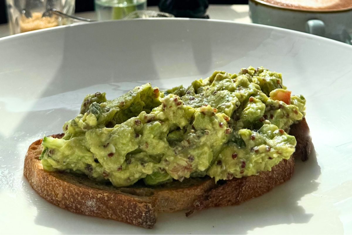 Crushed avocado