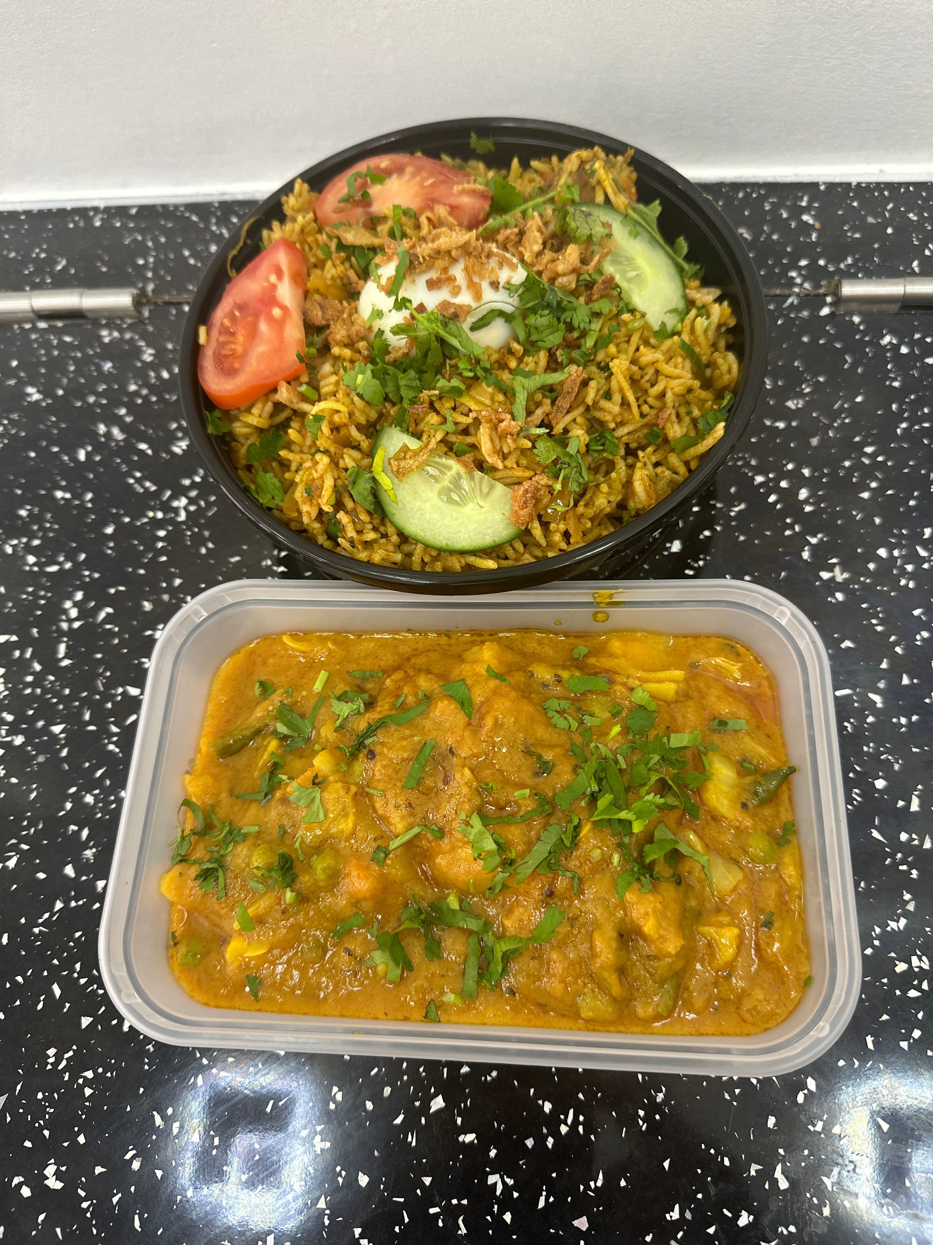 Chicken or Lamb Tikka Biryani