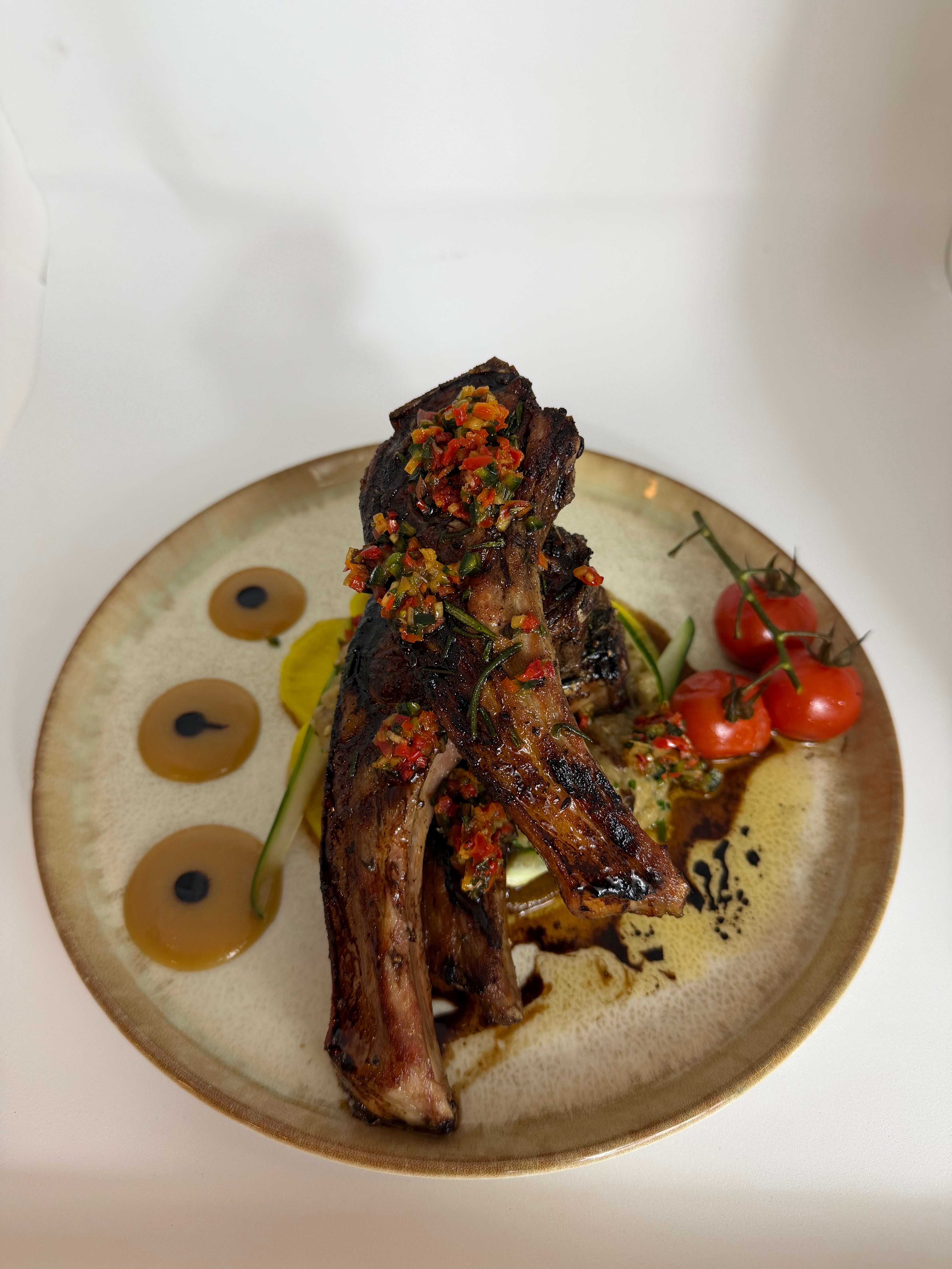 Grilled Marinated Lamb Chops