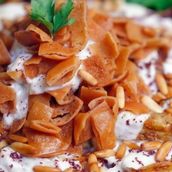 Eggplant Fatteh