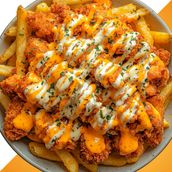 Crispy Chicken Cheese Fries