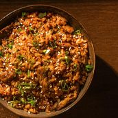 Fried rice with beef