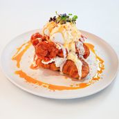 Hot Chicken Croissant Benny