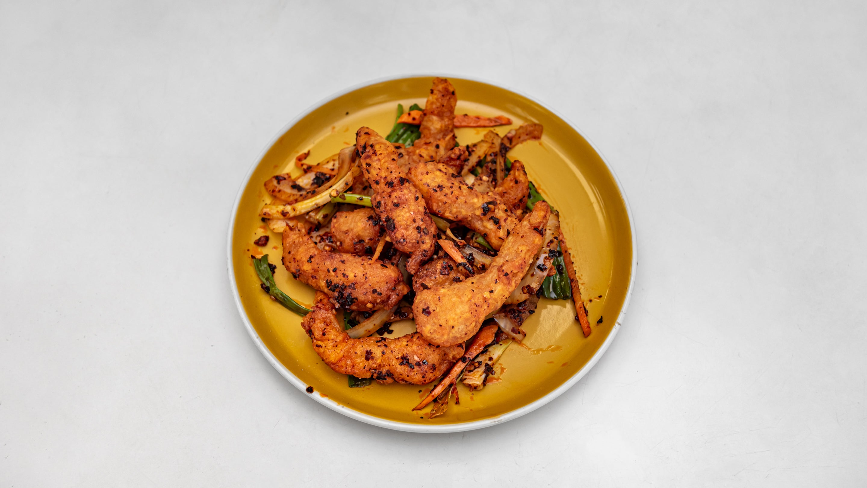 Spicy Peppered King Prawns