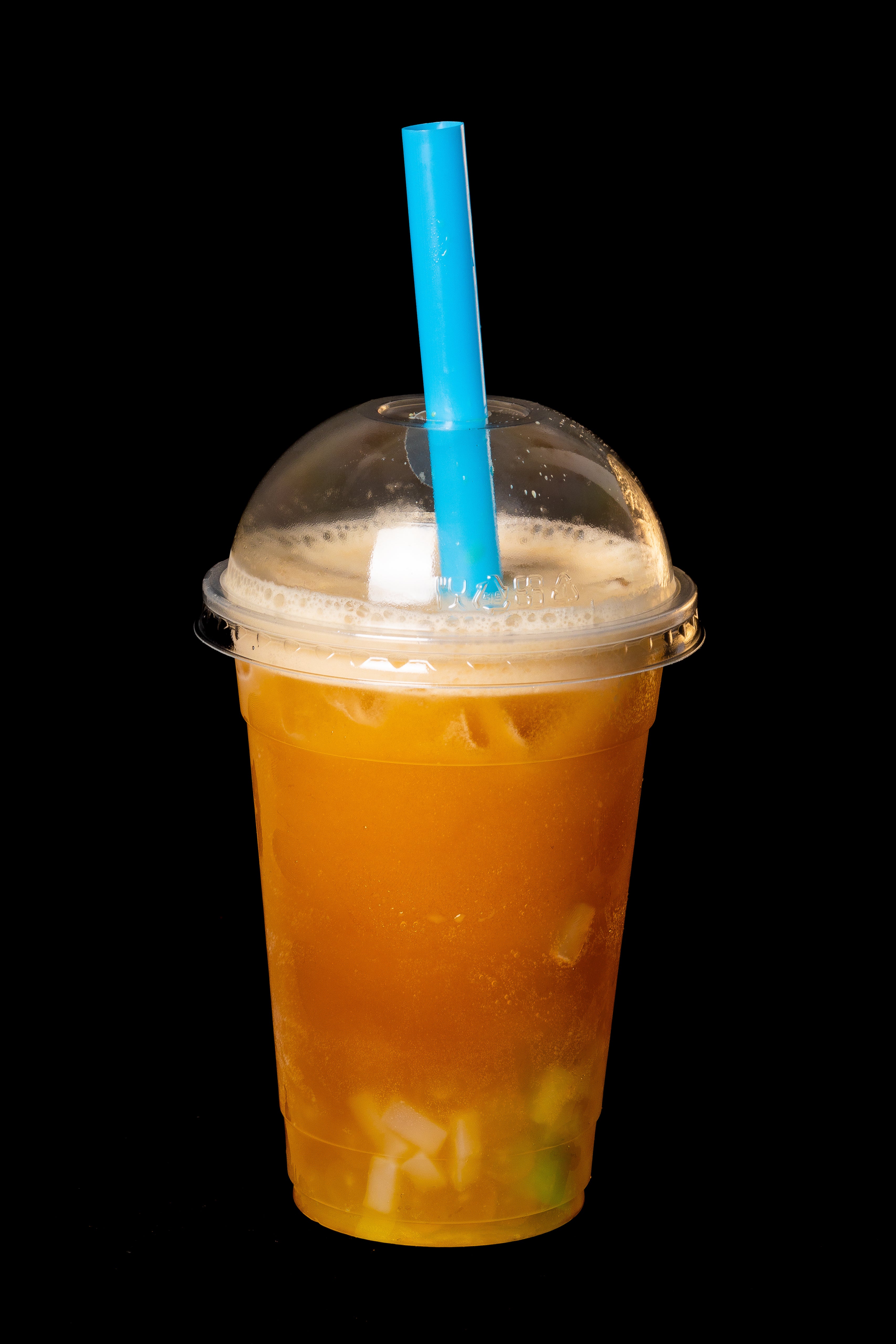 Passion Fruit Ice Tea with Jelly