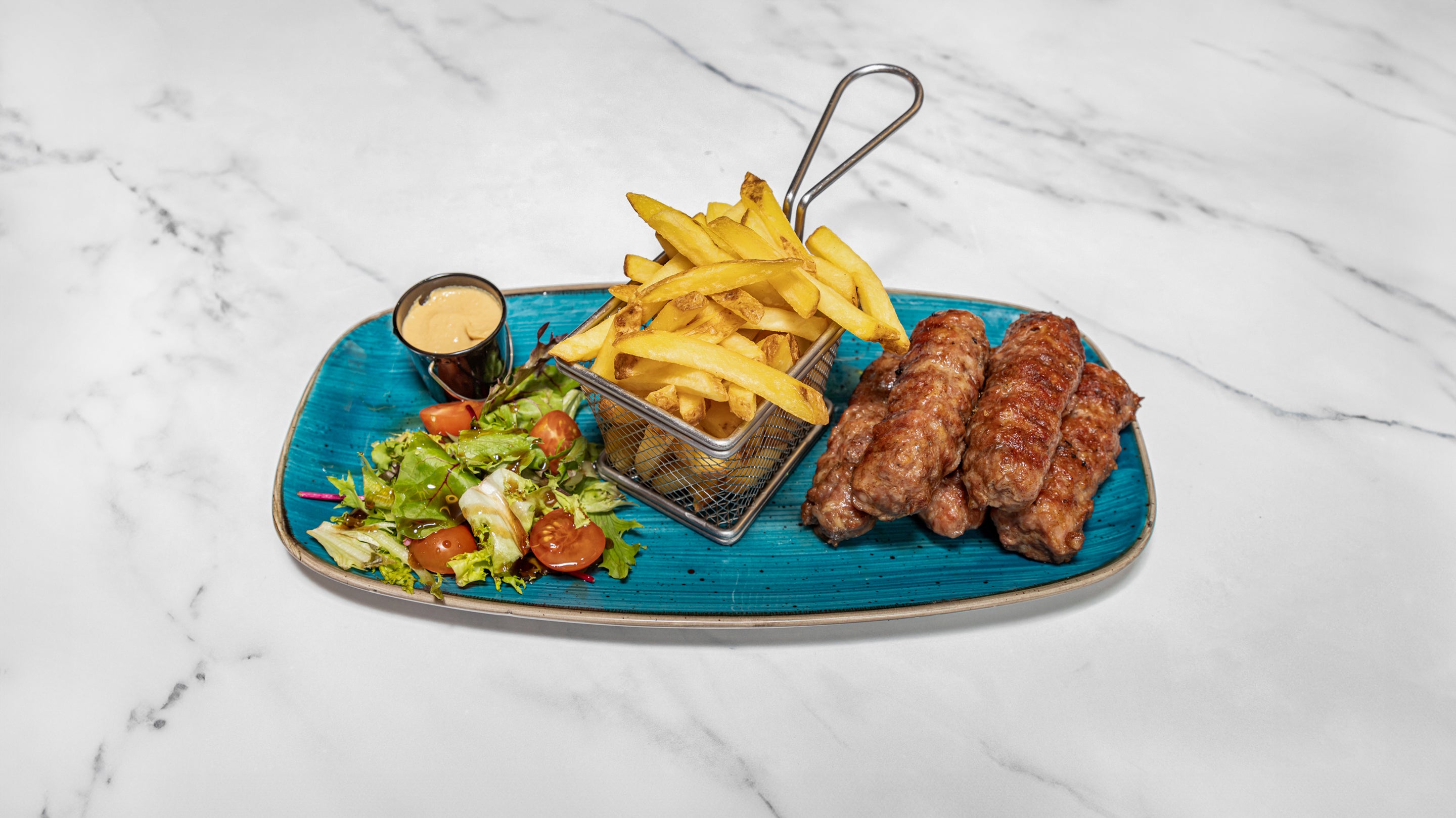 GRILLED MEAT ROOLS/ MICI CU MUSTAR