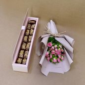Box Of Coffee Sweet One Flavor With Flowers 8810