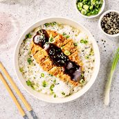 Korean BBQ Chicken Rice Bowl
