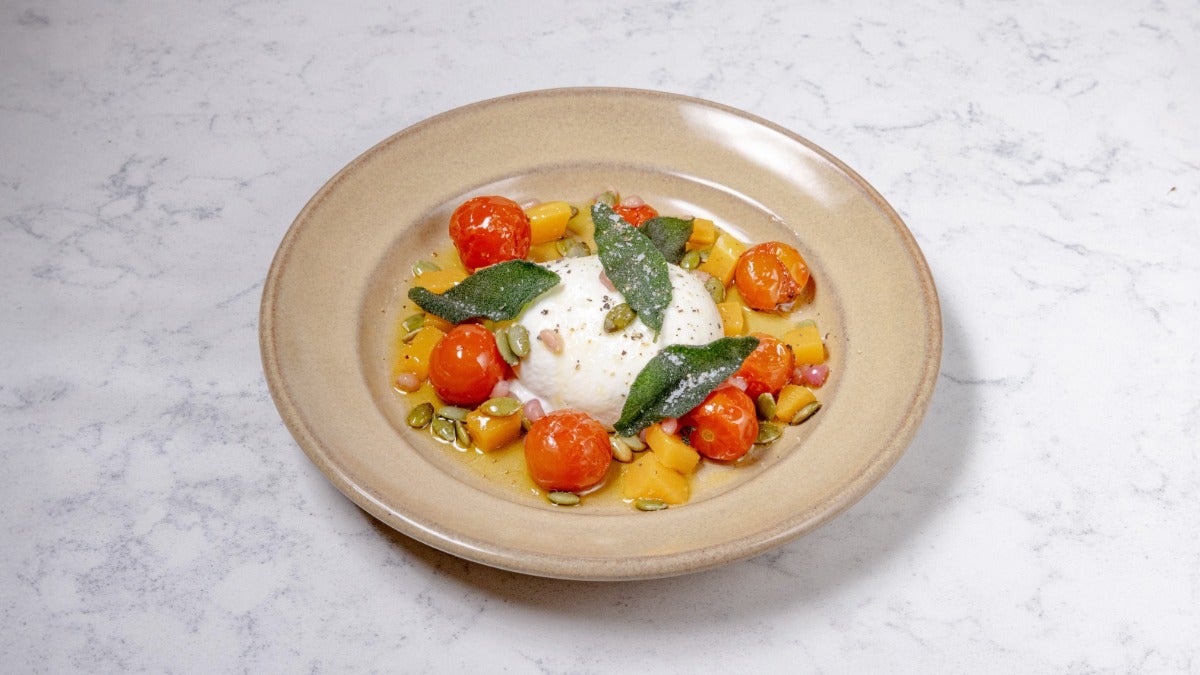 Burrata con Zucca