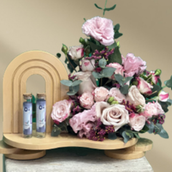 Flowers On Wood