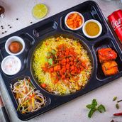 Veg Biryani Combo (Veg Biryani with Paneer tikka and soft drink)