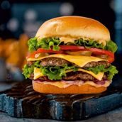 Double Hunt Beef Burger