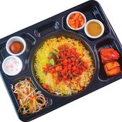 Veg Chicken Biryani Combo