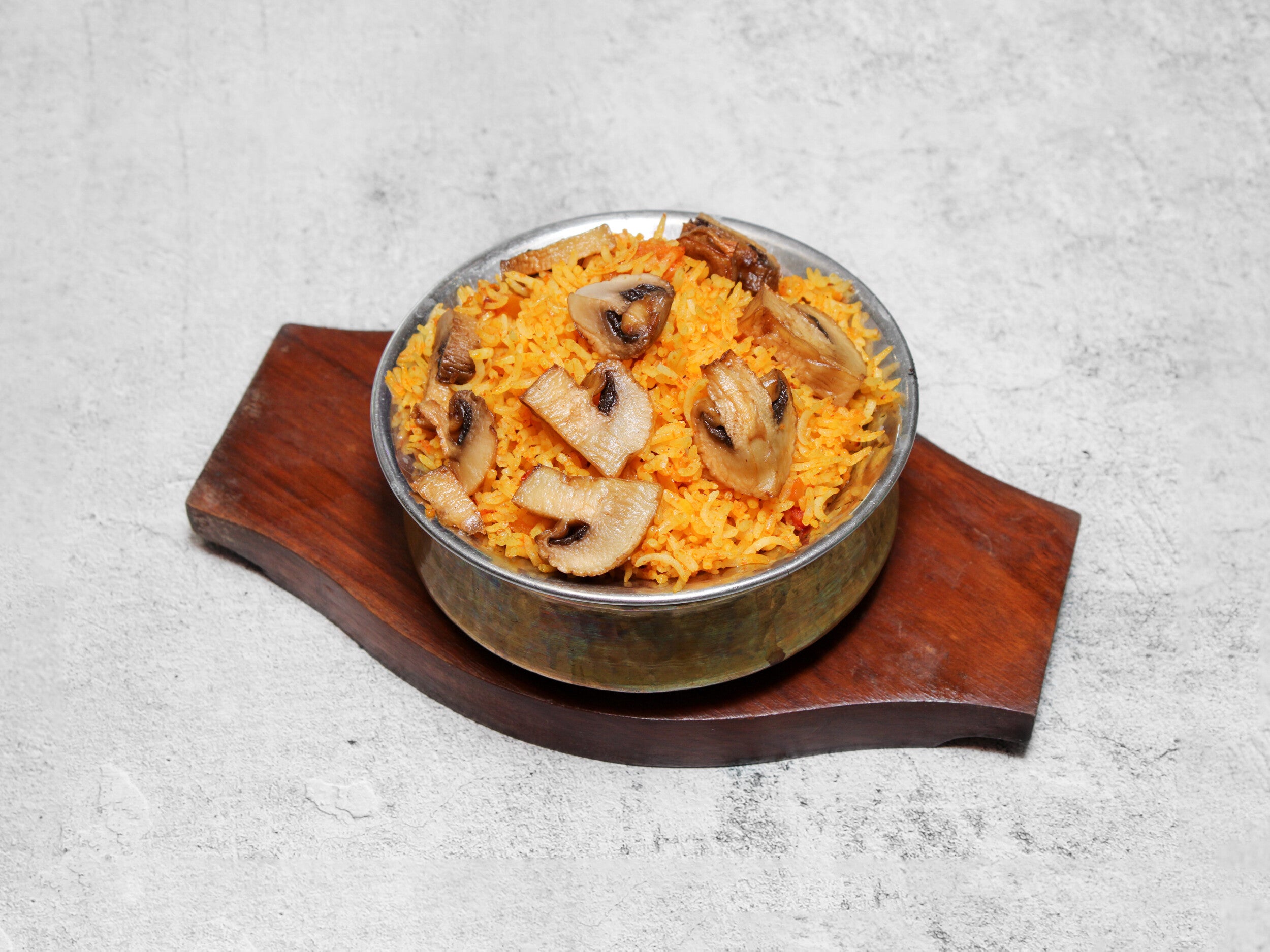 Mushroom Biryani (Vegetarian)