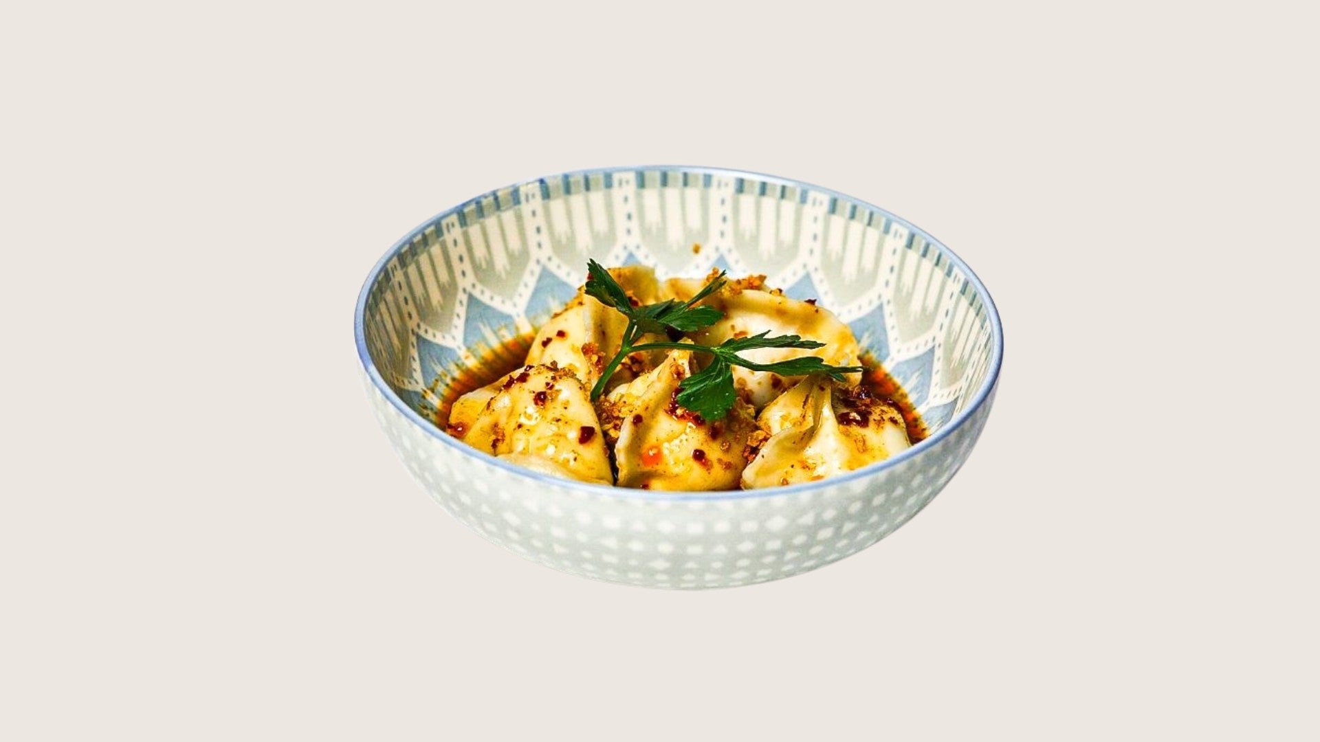 [3001]Chilli Oil Chicken Dumplings 红油抄手 (5pcs)