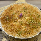 Basbousa Kunafa With Cream