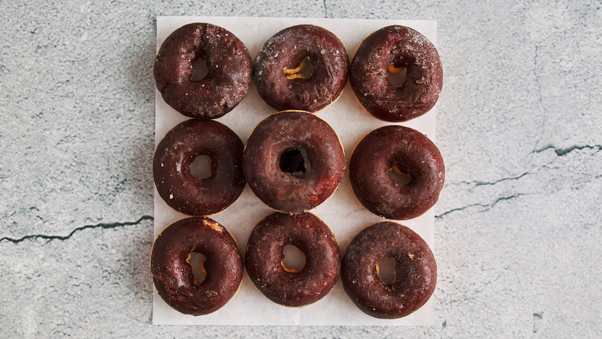 Mini Chocolate Doughnuts