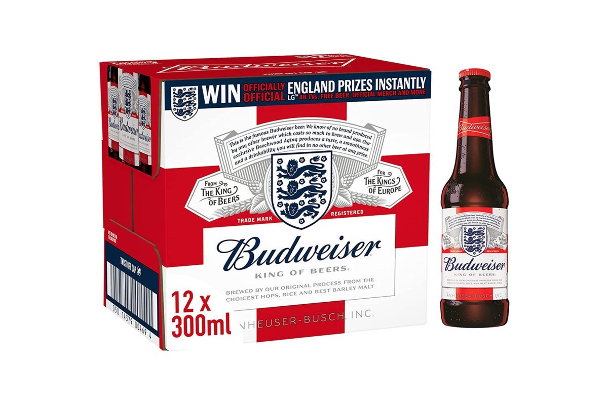 Budweiser x 12 300ml Bottles