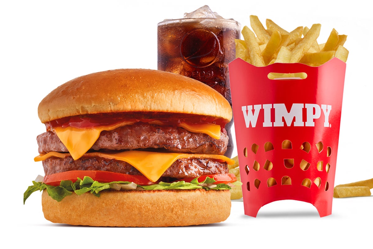 Double Wimpy Cheeseburger Meal