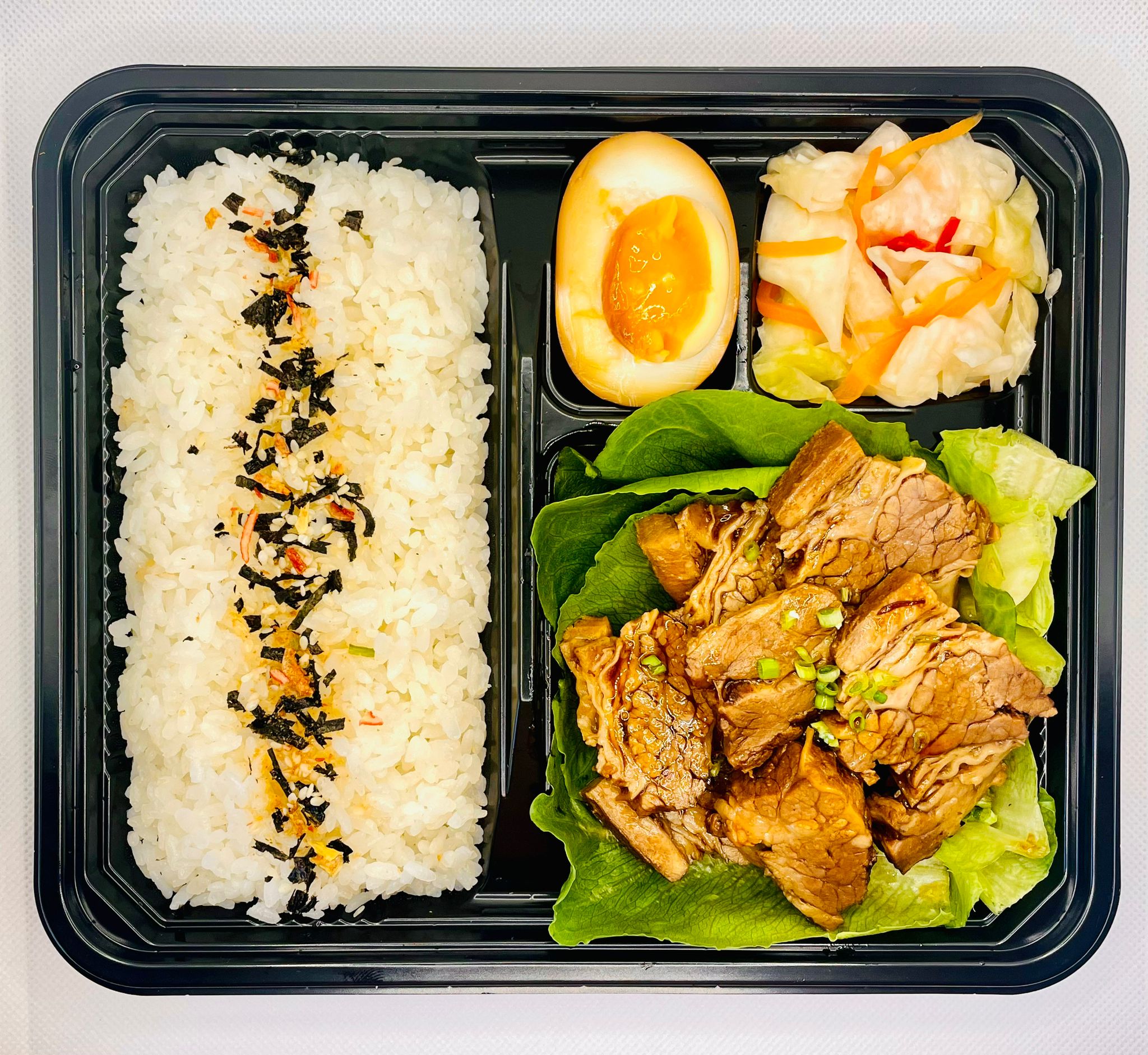 Stew Beef flank & tendon Bento 半筋半⾁⽜⾁便當