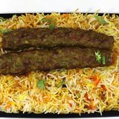 Mutton Kabab Biryani