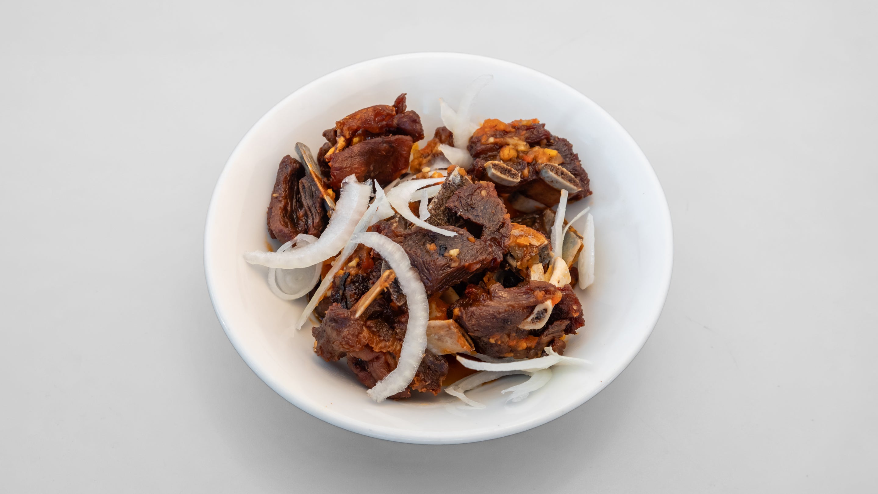 Peppered Fried Goat Meat