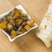 Chapati Potato Spices