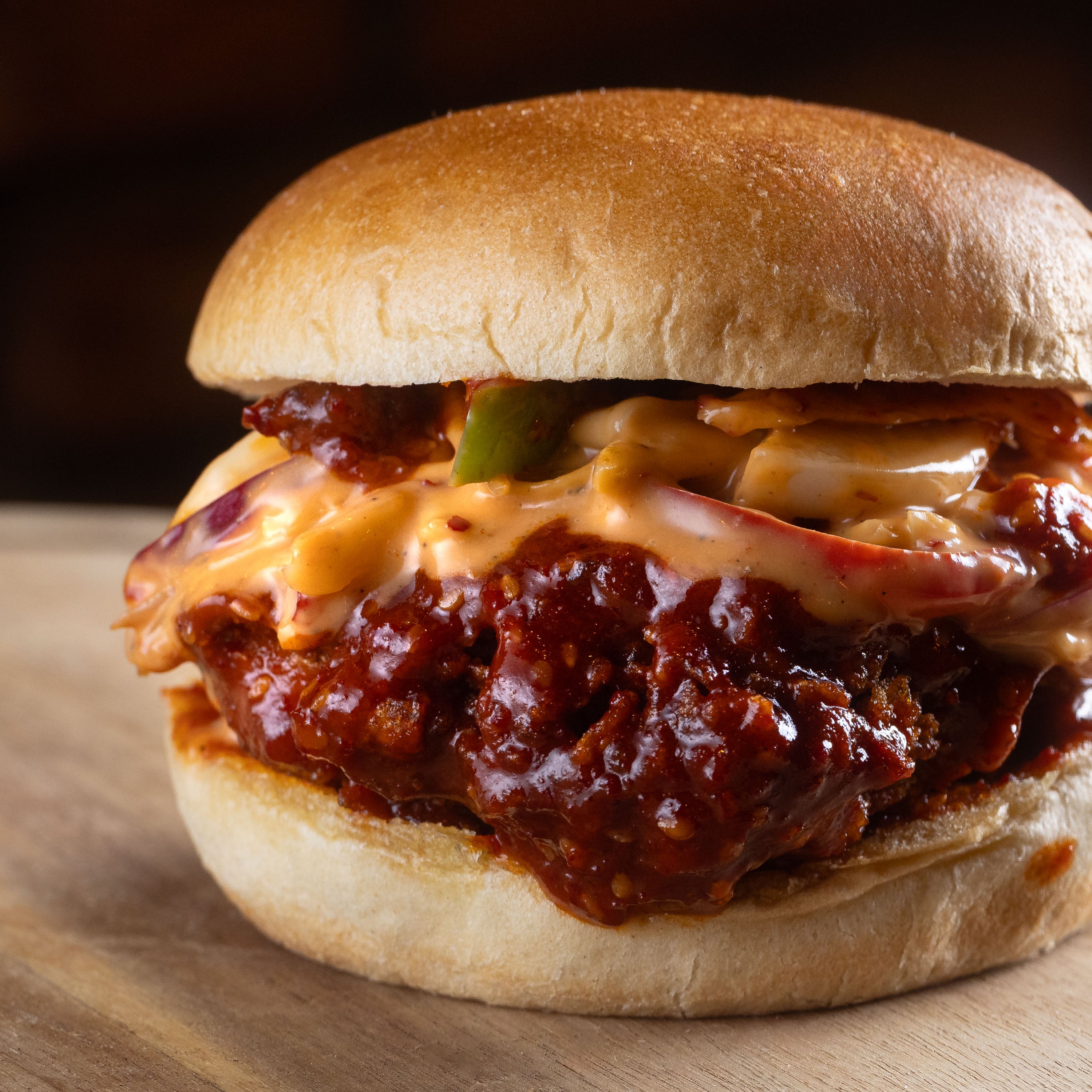 K’ Drama Chick'N Burger (Chef’s Special) 🌶️🌶️