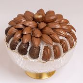 Glass Chocolate Cake Bowl 500 Gm