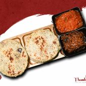 Pol Roti With Lunu Miris And Curry