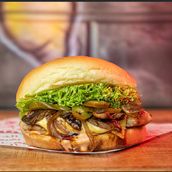 Mushroom And Swiss Melt Burger