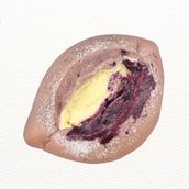 Mulberry Blueberry Cheese Bread