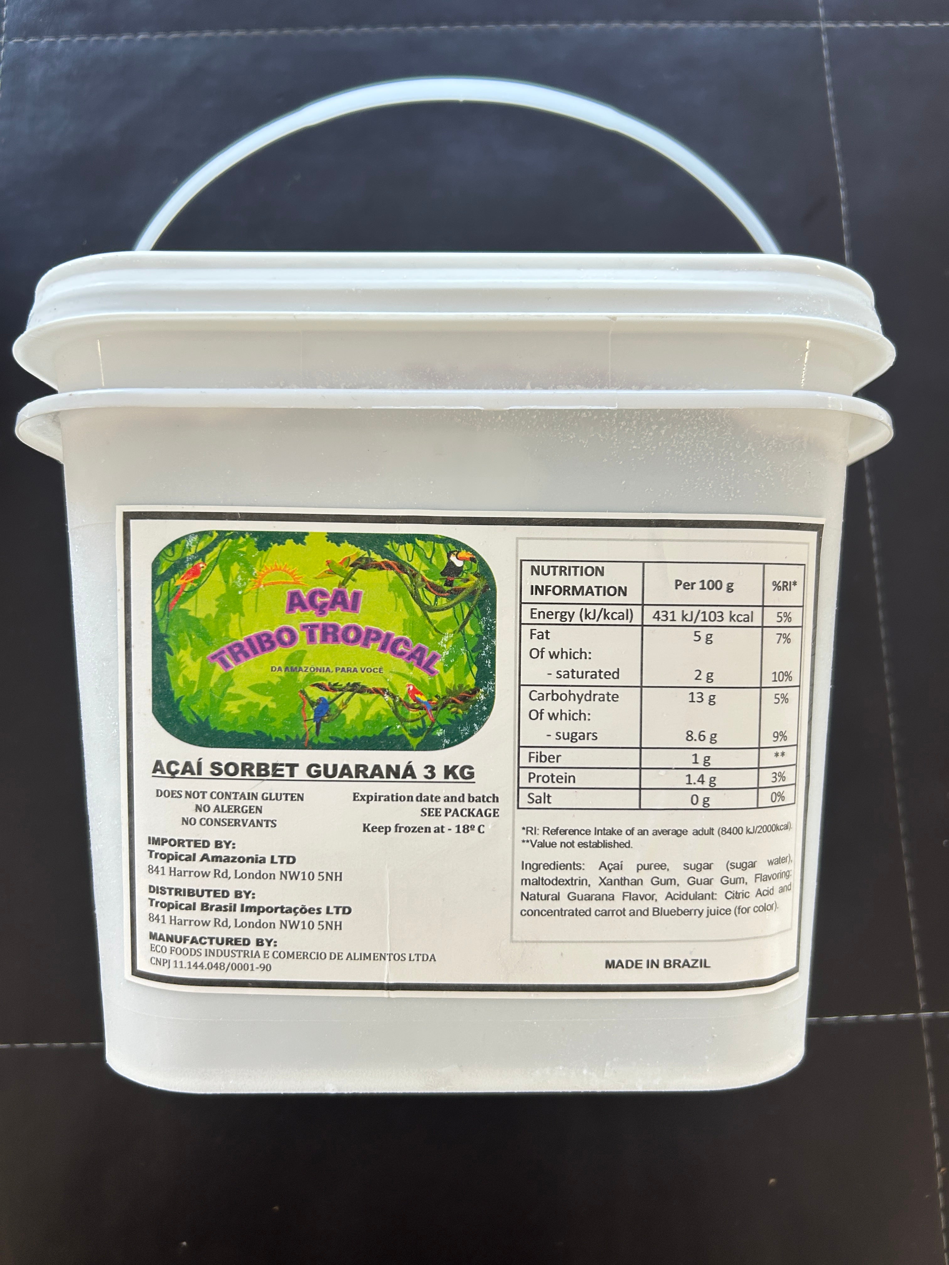 Acai Sorbet 3kg