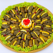 Vine Leaves Spicy With Pomegranate Molasses