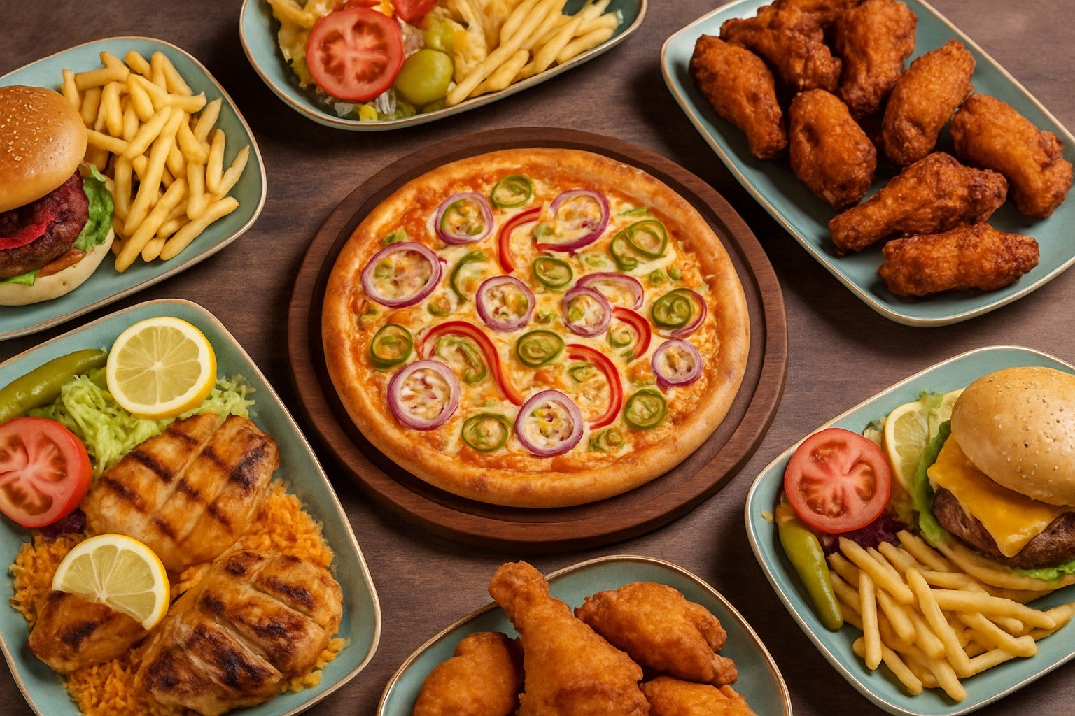 E12 Chicken & Pizza