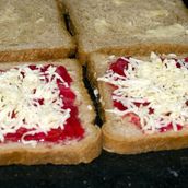 Cheese Jam Slice