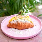 Croissant Scrambled Eggs