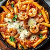 Penne Arrabiatta With Shrimp 