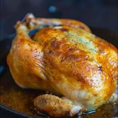 Whole Roasted Chicken With Rice