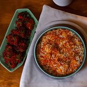 Chicken 65 With Rice